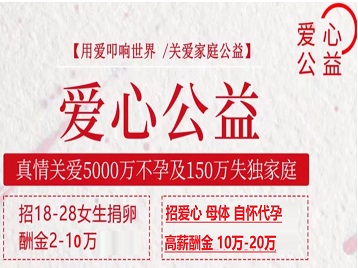 兰州捐卵助孕生子 爱心志愿者招募